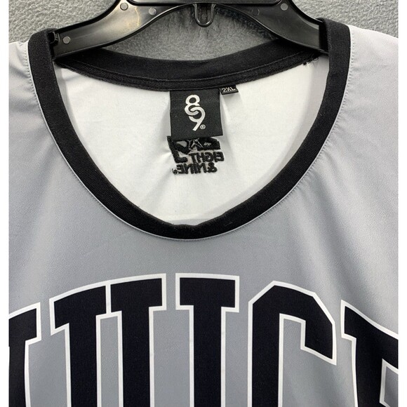 Eight & Nine MFG Co  Graphic Tee Shirt Juice Earn It Tupac 2Pac crewneck Vtg - Picture 7 of 16